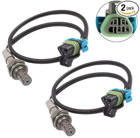 MAXFAVOR 2Pcs Oxygen Sensor Replacment for O2 Sensor 2007 2006 Chevy 1500 Tahoe GMC Sierra 1500 Yukon 5.3L 234-4336 234-4336 02 Sensor