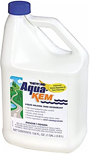 Aqua-Kem RV holding tank treatment - Deodorant / Waste Digester / Detergent - 1 gallon - Thetford 28614
