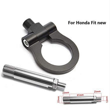 EPMAN Car Racing Japan Model Auto Trailer Tow Hook Ring Eye Front Rear Aluminum for Honda FIT New TK-RTHLPH005 (Sliver1)