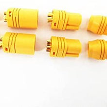 5 Pairs MT60 3.5mm 3-wire 3-pole Bullet Connector Plug Set for RC ESC to Motor 5 Male Connectors & 5 Female Connectors
