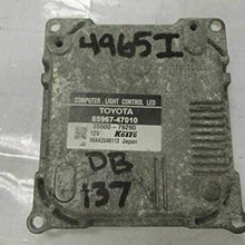 REUSED PARTS LED Headlamps Headlamp Control Fits 10 Prius Fits Lexus CT200H 8596747010 8596747