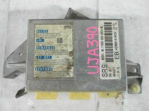 REUSED PARTS Bag Control Module Fits 02-04 Fits Honda CR-V 77960-S9A-A924-M1 77960S9AA924M1