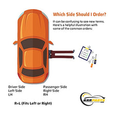 For 2011-2017 Honda Odyssey Pair Driver and Passenger Side Rear Bumper Reflector CAPA Certified HO1184100 HO1185100 - Replaces 33555-TK8-A01 33505-TK8-A01 ;