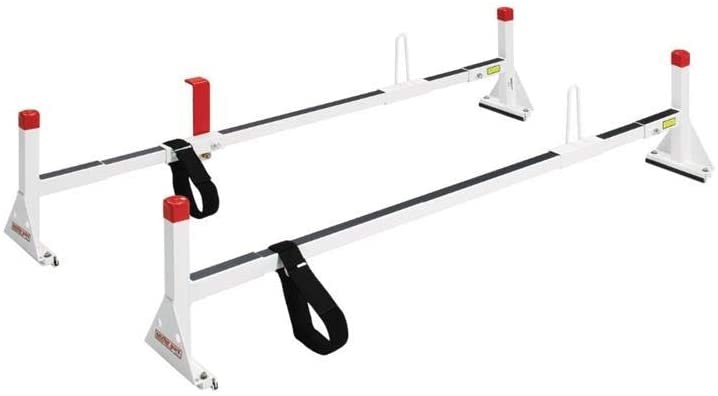 Weather Guard - 2053 205-3 All-Purpose White Powder Coated Full Size Van Ladder Rack