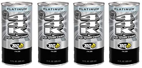 4 cans of New BG 44K Platinum