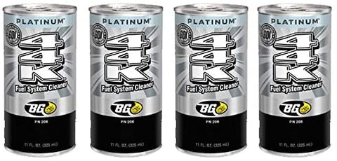 4 cans of New BG 44K Platinum