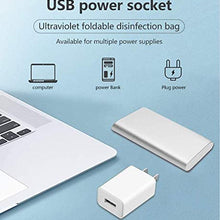 Voltage Automotive Foldable Disinfect Box for Camping Travel Sanitize Utensils Appliance Cleaning with UV Light Portable