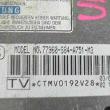 REUSED PARTS Bag Control Module Fits 01-02 Accord 77960-S84-A751-M3 77960S84A751M3