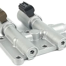 28015-PLX-305 90428D 88957A Remanufactured Transmission Dual Linear Solenoid Compatible with Honda Civic 2001-2005 01-05 1.7L 2.0L 1.3