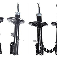 DORI 4pcs Complete Strut Shock Absorber Assembly Front + Rear Compatible with 93-02 Corolla; 98-02 Prizm; 93-97 PrizmProfessional installation is highly recommended 1 year warranty