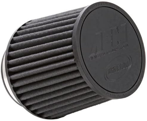 AEM 21-204BF Universal DryFlow Clamp-On Air Filter: Round Tapered; 3.5 in (89 mm) Flange ID; 5.25 in (133 mm) Height; 6 in (152 mm) Base; 5.125 in (130 mm) Top