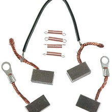 New DB Electrical Brush Set - Starter STC9100 Compatible with/Replacement for J & N 141-22000, Sunki 9358-327, Tecumseh 33849, WAI 68-7804 12V