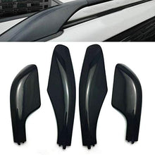 Eastar 4pcs Roof Rack Rail End Cover Shell Cap Protection Fit for Toyota Land Cruiser LC100 FJ100 1998-2007