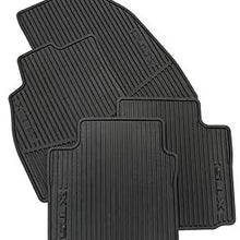 GM Accessories 22757756 Front and Rear All-Weather Floor Mats in Jet Black with XTS Logo
