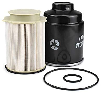 FEIDKS NEW 6.7L Cummins Fuel Filter Water Separator Set for 2013-2018 Dodge Ram 2500 3500 4500 5500 Turbo Diesel Engines, Replaces 68157291AA 68197867AA