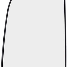Driver Side Tow Mirror Glass with Base Outer Replacement for 09-18 Ram Pickup