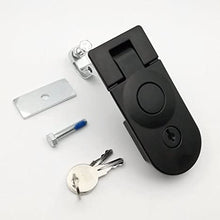 OWACH RV Compartment Lock Trigger Latch Baggage Door Latch, with Key,Flat Bracket, Long Grip arm - Adjustable Grip Range: 1.77"-2.25"(45-57mm)