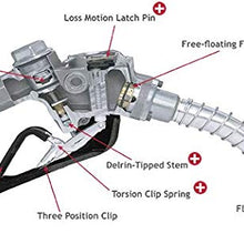 Husky 173310N-03 New VIII Heavy Duty Diesel Nozzle with Three Notch Hold Open Clip, Full Grip Guard and Green Hand Guard
