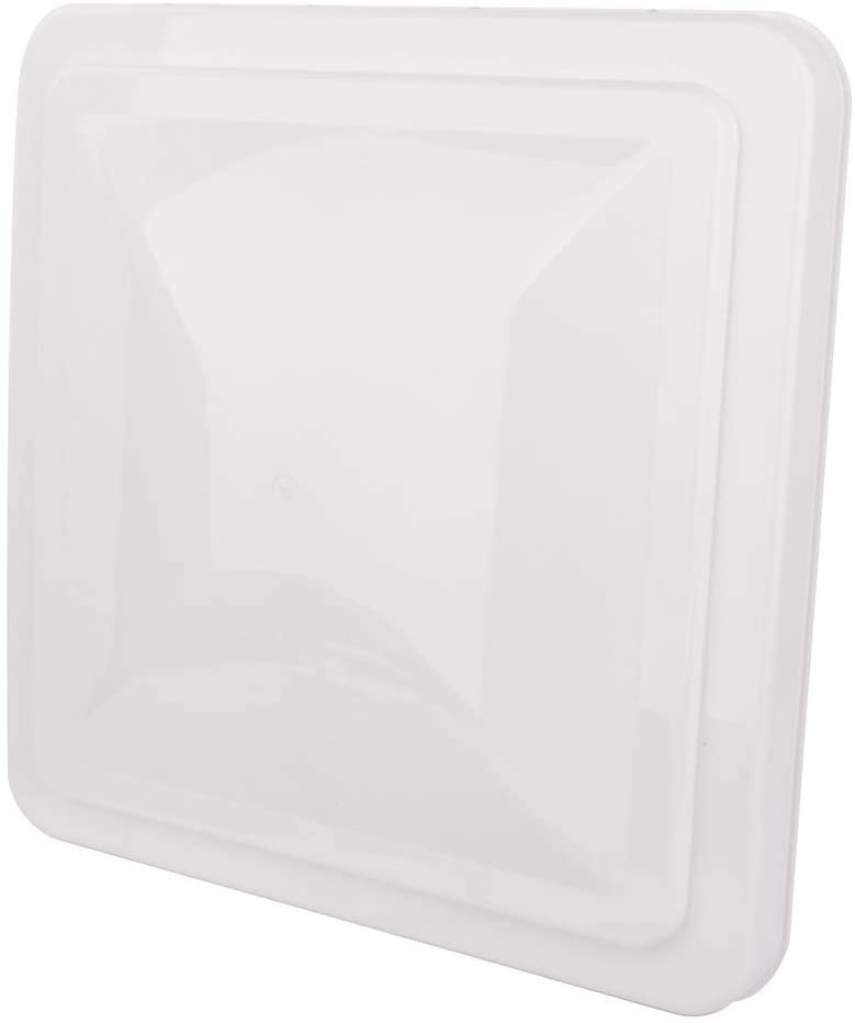 cciyu VL200-W RV Compatible with Trailer Motorhome Ventilation Cover White 14 x 14 Roof Vent 1 Pack Sun-Proof Cover Kit
