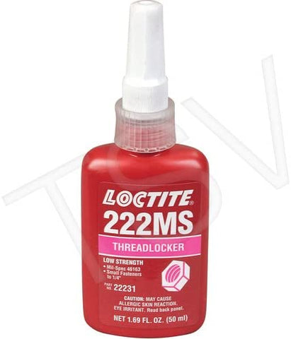 222ms Threadlocker, 50 Ml