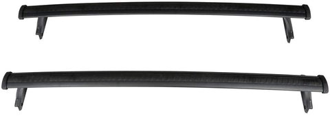 WHEELTECH Roof Rack Cross Bar Rail fit For Chevrolet Traverse 2018-2019 Cargo Racks Rooftop Cargo Luggage Baggage Black Crossbars