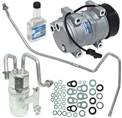 A/C Compressor Kit with Hose Assembly - Compatible with 2007-2009 Dodge Ram 2500 2-Door 6-Cylinder Turbo Diesel