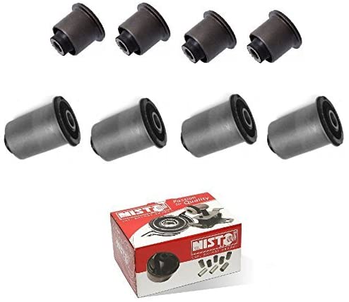 NISTO 8 Front Upper Lower Control Arm Bushing for Nissan 2004-14 Frontier Navara 2004-12 Pathfinder