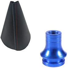 baiyoou Shift Knob Boot Retainer/Adapter for Manual Gear Shifter Lever M10X1.5,and Universal Auto Manual Gear Shift Knob Boot Dust Cover. (Red)