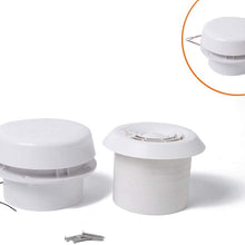 Car Roof Fan 12V, Morechioce Motorhome Mushroom Fan ABS Trailer Air Inlet Caravan Roof Ventilation Roof Exhaust Fan 60 CFM