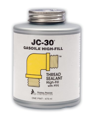 Gasoila JC-30 PTFE High-Fill Thread Sealant, 1 pint Can (1 Pint)