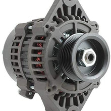DB Electrical ADR0301 Hyster Fork Lift Truck Alternator Compatible With/Replacement For Hyster Fork Lift Truck 19020615 240-6311 6-Groove Pulley 20112 20820 20822 D19020606 113694 RA097007C 19020606