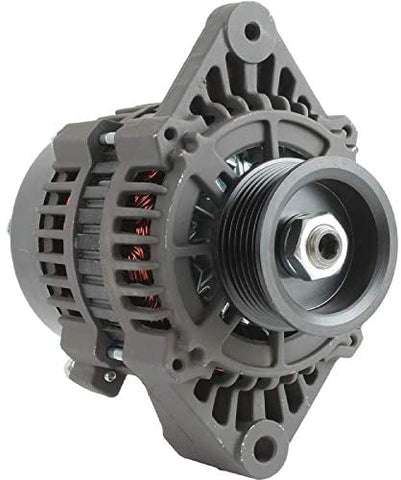 DB Electrical ADR0301 Hyster Fork Lift Truck Alternator Compatible With/Replacement For Hyster Fork Lift Truck 19020615 240-6311 6-Groove Pulley 20112 20820 20822 D19020606 113694 RA097007C 19020606