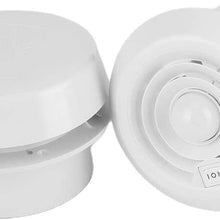 Yosoo Roof Vents, Air Cooling Fan Motorho 12V Roof Fan 5000R/min LED Air Ceiling Ventilation Grille Round for Campers Motorhome Travel Trailer Van