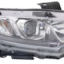 Make Auto Parts Manufacturing - CIVIC 16-16 HEAD LAMP RH, Assembly, Halogen, Coupe/Sedan - HO2503173 (HO2503173)