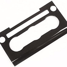 Carbon Fiber Style Console Air Conditioner Button Frame Cover Trim for Land Rover Range Rover Sport 2014-2017