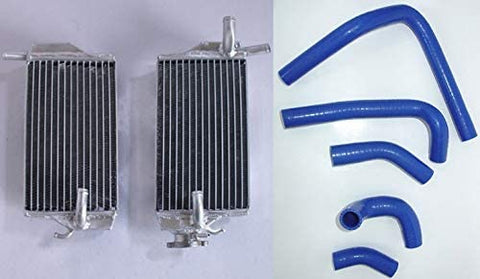 ALUMINUM RADIATOR&HOSE KIT for HONDA CR250R CR250 02-04 03 2002 2003 2004 (red)