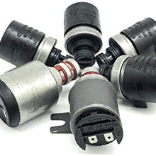 5R55E 4R44E 6 Remanufactured Solenoids Kit Compatible with Ford Ranger Mustang Explorer (6pcs Shift Solenoid Kit)