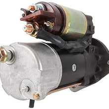 Starter Compatible with/Replacement for 12V 12T Cw Delco 35Mt Internally Rotatable Case 900 1953-60 6401 Diesel