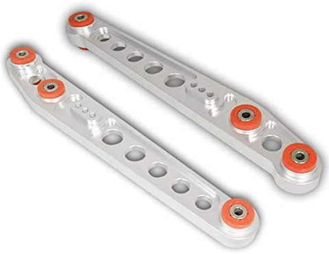 Fit 1996-2000 Honda Civic Rear Lower Control Arm with Red polyeurathane material bushing Chrome