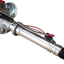 Dragon Fire High Performance Race Series Pro Billet Electronic Ignition Distributor Compatible Replacement For 1962-1974 Chevrolet Chevy Corvette Mechanical Tach Drive Under Shield Oem Fit D8572-DF