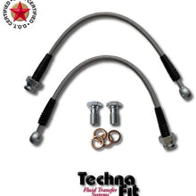 Techna-Fit Brake Lines MITSUBISHI 2003-2006 EVO 8 AWD FRONTS (2) - MIT-1020F