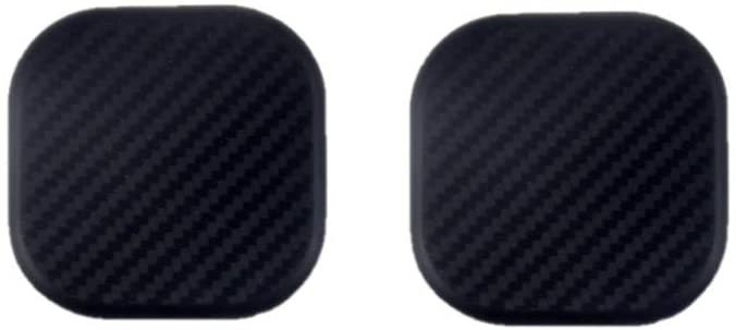 TRUE LINE Automotive Black Square Carbon Fiber Cup Holder Insert Interior Car Tray Anti Slip Pad