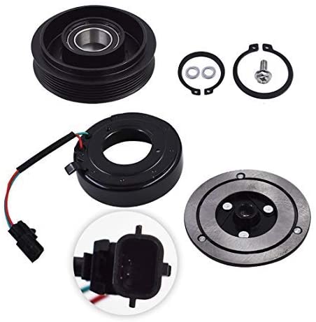 WFLNHB AC A/C Air Compressor Clutch Kit for Nissan Sentra 2007-2012 2.0L Sedan 4-Door