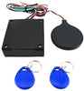 Machia Anti theft Motorcycle Hidden lock system with Engine Cut Off immobilizer IC card Alarm induction invisible anti-steal lock - Black