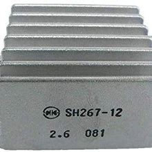 DB Electrical GHI6007 New Voltage Regulator for Yamaha G8 G9 G14 G16 G20 Golf Cart 91 92 93 94 95 96 97 98 99 00 01 02 03 04 05 06 07 08 09 10 11 12 13 SH267-12 435-041 JF2-81910-00-00 JF2-81910-01-00