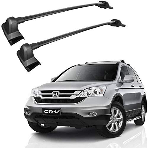 Car Roof Rack Fit for Compatible with Honda CRV 2007 2008 2009 2010 2011 Aluminum Maximum Capacity 150lbs Cargo Bars Crossbars Luggage Rack Carry Bike Bicycle Snowboard Surfboard Canoe Luggage (2)