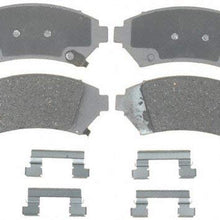 ACDelco 14D818CH Advantage Ceramic Front Disc Brake Pad Set with Hardware