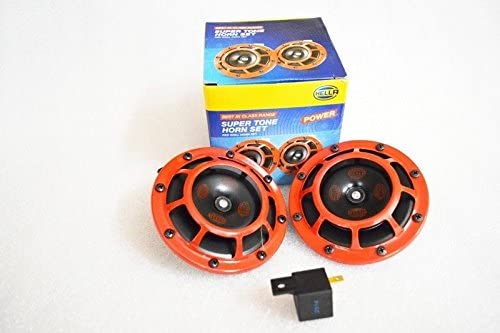 RS Vintage Parts EBY0902 Hella Twin Supertone Horn Kit 003399801 Real Hella In Red Tx Pa Ny Ok