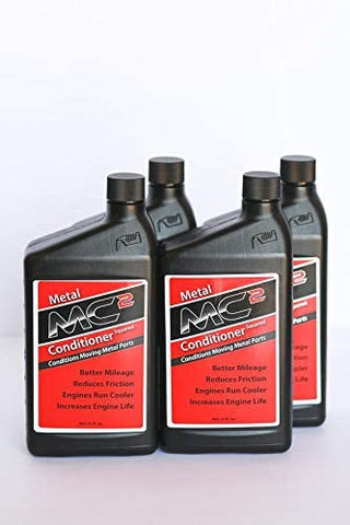 Metal Conditioner Squared MC2 32 oz. Case of 4 Additive/Engine Treatment Conditions All Moving Metal Parts. Reduces Friction. Get Better Fuel Economy. Engines Run Cooler, Smoother, Quieter.