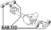 547300W002 - Arm Bushing (for Differential Mount) For Nissan - Febest